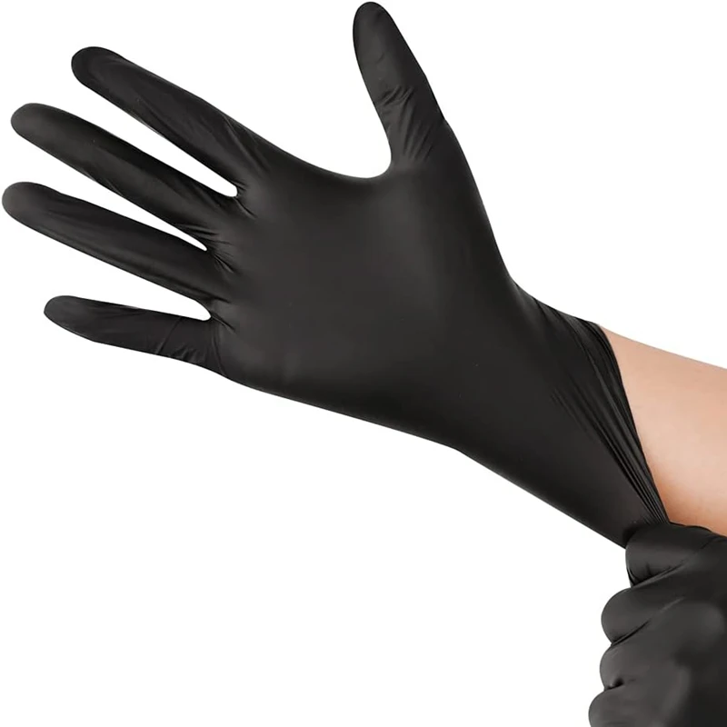 ถุงมือไนไตรล์แบบใช้แล้วทิ้ง สี - Nitrile Mechanic Glove บทวิจารณ์และราคา