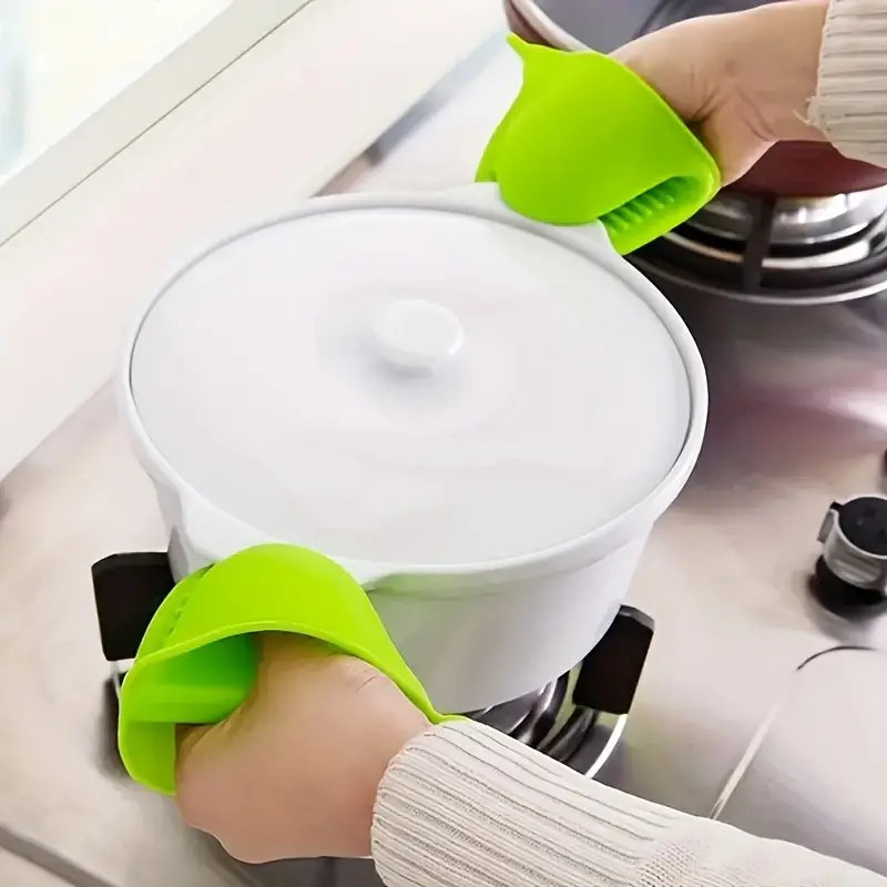 2 ชิ้นซิลิโคนที่วางหม้อถุงมือก - Oven Mitt Silicone บทวิจารณ์และราคา