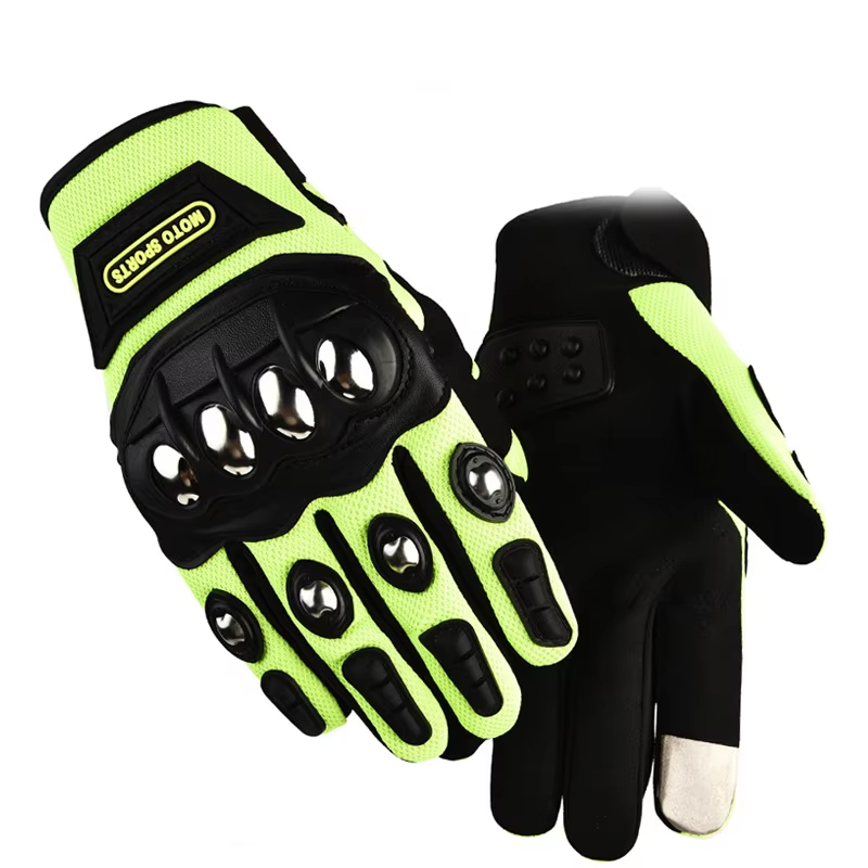 ถุงมือยุทธวิธี เหล็กนิรภัย อุป - Motorcycle Glove Knuckle บทวิจารณ์และราคา