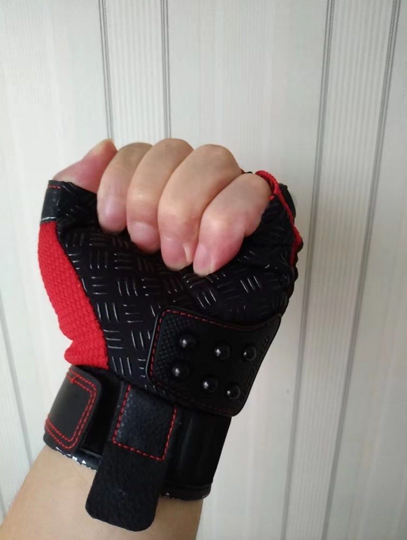 ถุงมือยุทธวิธี เหล็กนิรภัย อุป - Motorcycle Glove Knuckle บทวิจารณ์และราคา