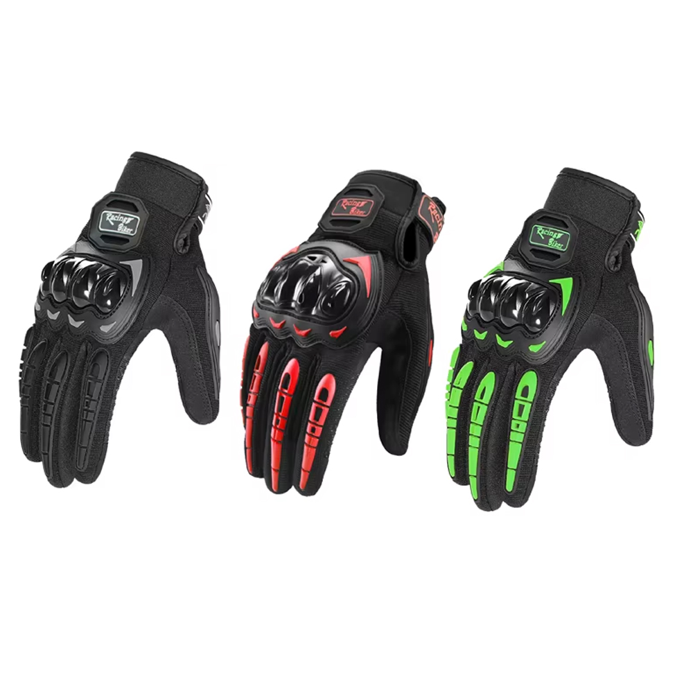 ถุงมือมอเตอร์ไซค์มืออาชีพ ระบา - Motorcycle Glove Knuckle บทวิจารณ์และราคา