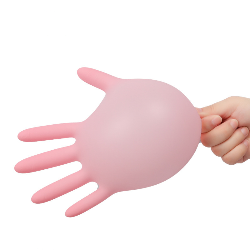 20/50/100PCS สีชมพูถุงมือไนไตร - Nitrile Mechanic Glove บทวิจารณ์และราคา