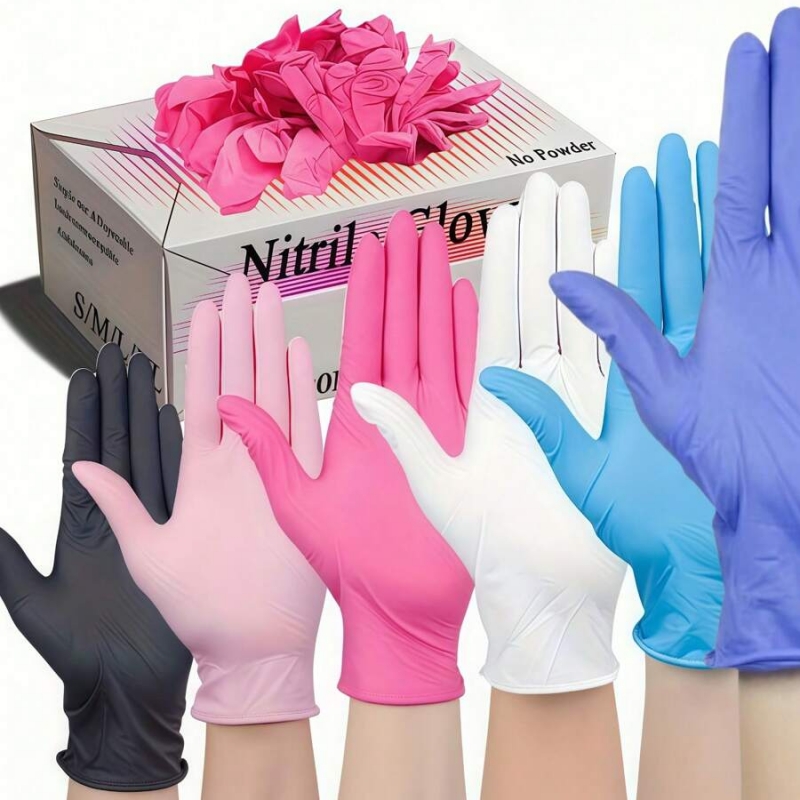 ถุงมือไนไตรล์แบบใช้แล้วทิ้ง 10 - Nitrile Mechanic Glove บทวิจารณ์และราคา