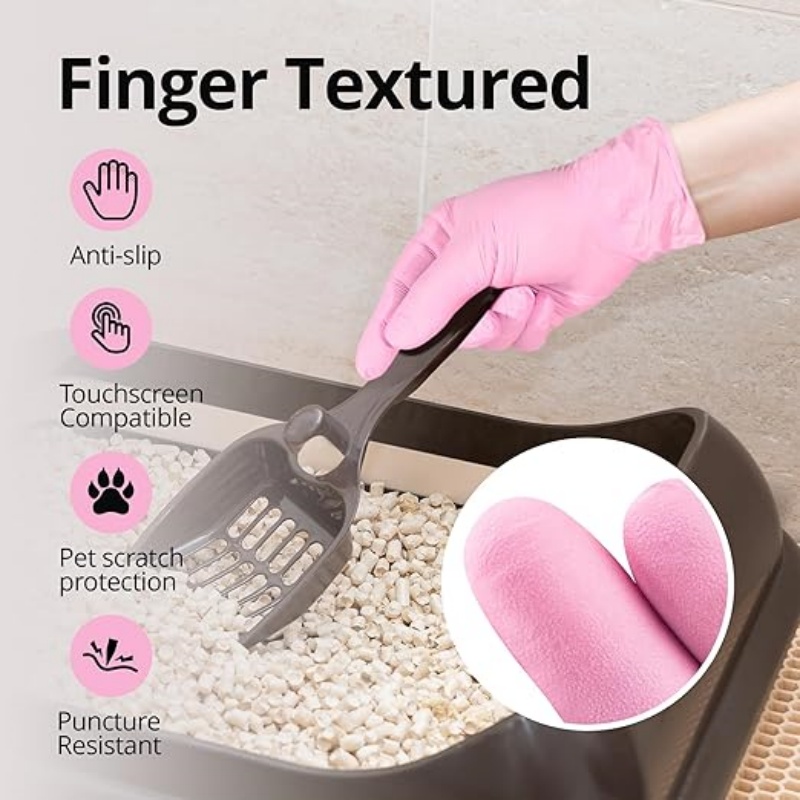 ถุงมือไนไตรล์แบบใช้แล้วทิ้ง 10 - Nitrile Mechanic Glove บทวิจารณ์และราคา