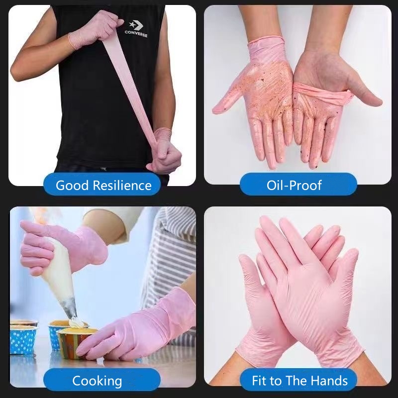 ถุงมือไนไตรล์แบบใช้แล้วทิ้ง 10 - Nitrile Mechanic Glove บทวิจารณ์และราคา