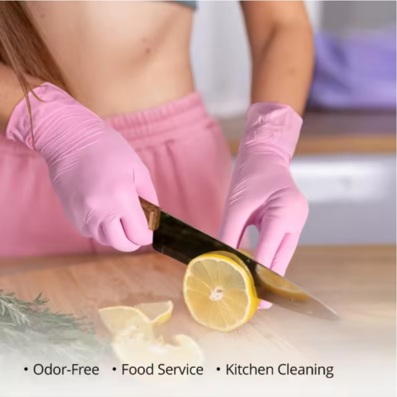 ถุงมือไนไตรล์แบบใช้แล้วทิ้ง 10 - Nitrile Mechanic Glove บทวิจารณ์และราคา
