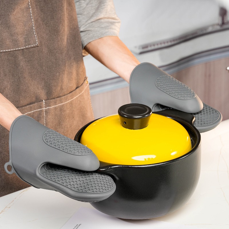 ที่หนีบมือซิลิโคนแบบหนา, ถุงมื - Oven Mitt Silicone บทวิจารณ์และราคา
