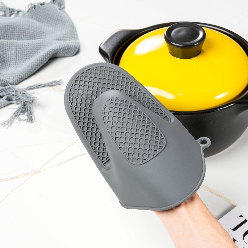 ที่หนีบมือซิลิโคนแบบหนา, ถุงมื - Oven Mitt Silicone บทวิจารณ์และราคา