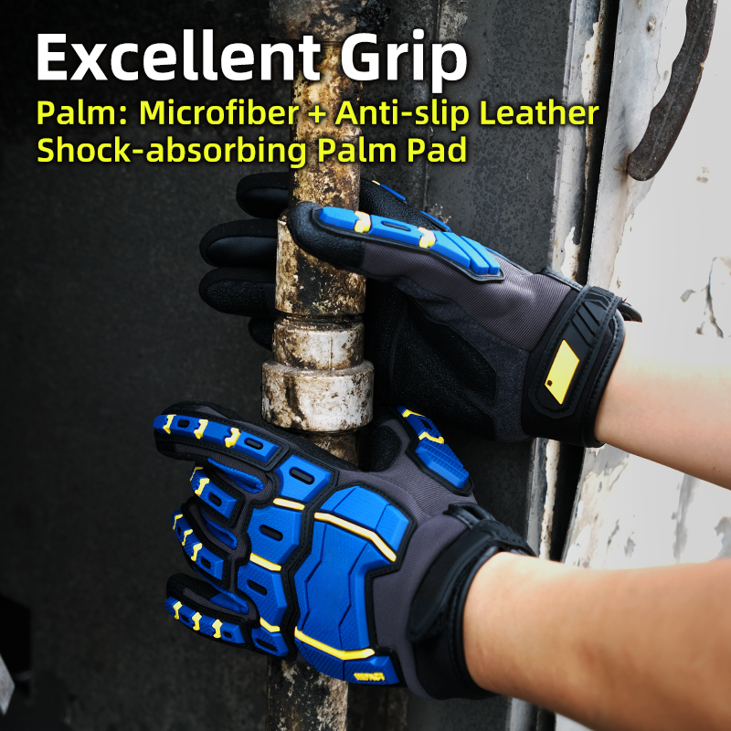 ถุงมือทำงาน TPR ทนทานต่อแรงกระ - Work Glove Impact บทวิจารณ์และราคา