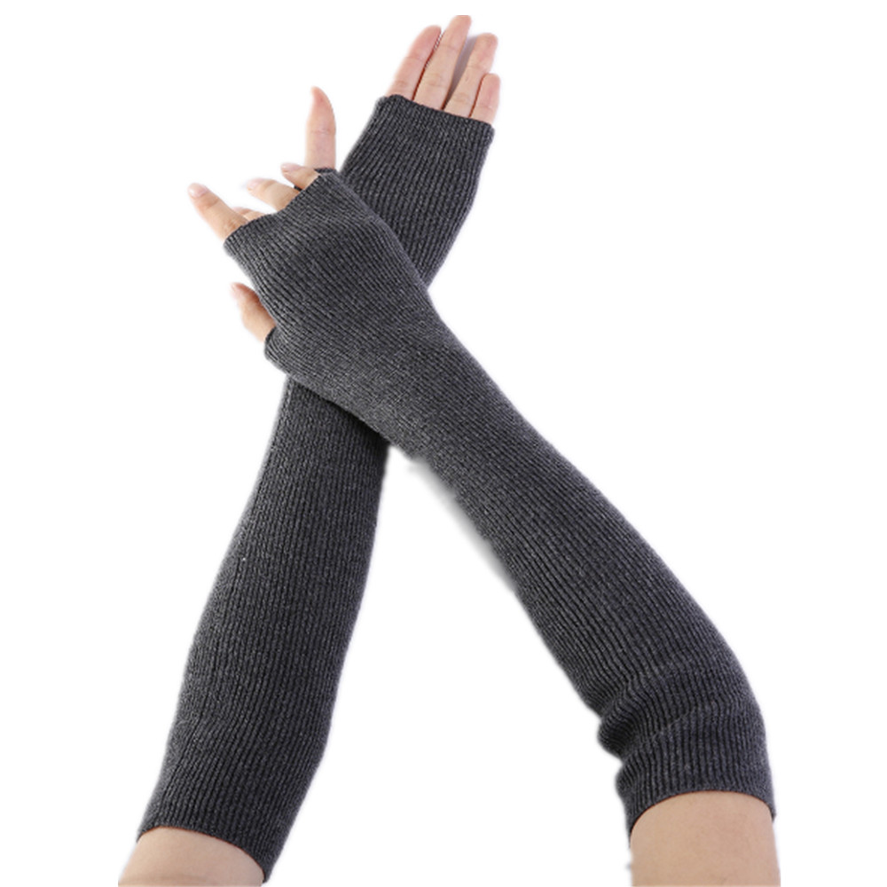 Unisex ผู้ชายผู้หญิง Fingerles - Fingerless Glove Knit บทวิจารณ์และราคา