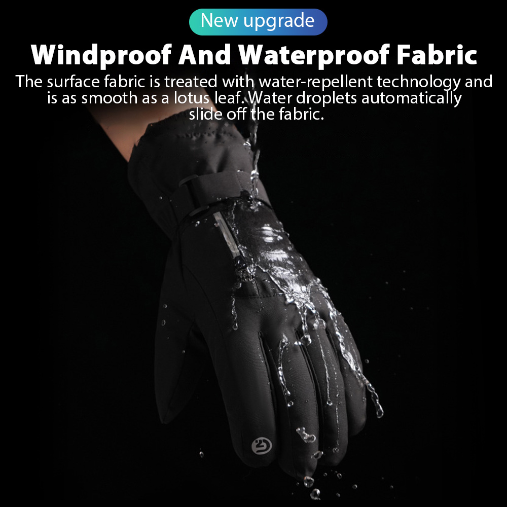 ผู้ชายฤดูหนาวถุงมือขี่จักรยานก - Gardening Glove Waterproof บทวิจารณ์และราคา