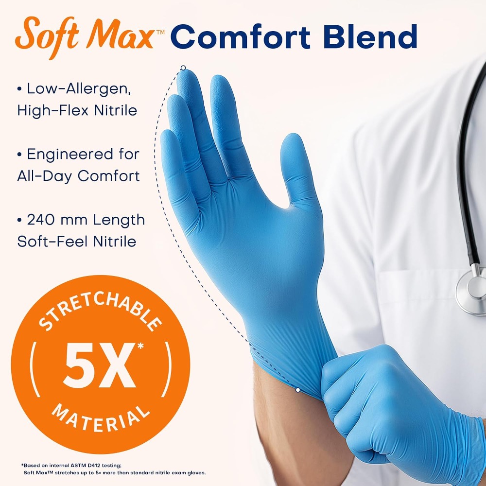 ถุงมือตรวจโรคไนไตรล์ทางการแพทย - Exam Glove Nitrile บทวิจารณ์และราคา