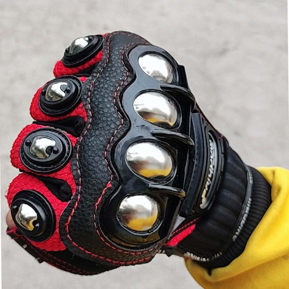 Brass Knuckles รถจักรยานยนต์ M - Motorcycle Glove Knuckle บทวิจารณ์และราคา