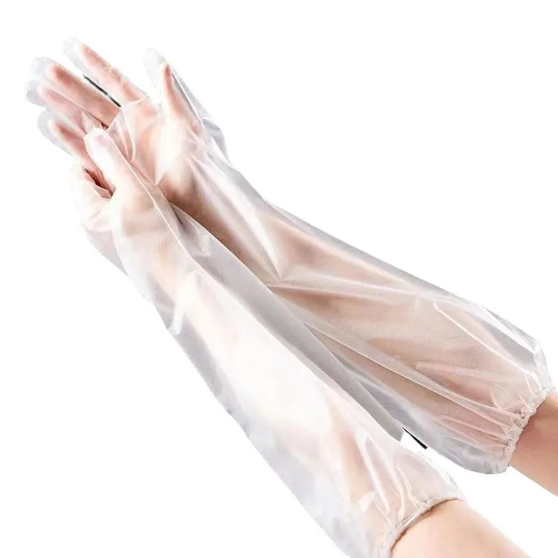 30 ชิ้น ถุงมือป้องกันแขนแบบใช้ - Rubber Glove Cleaning บทวิจารณ์และราคา
