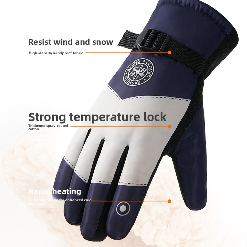 ถุงมือกันลมกันน้ำกันความร้อนสำ - Winter Glove Insulated บทวิจารณ์และราคา