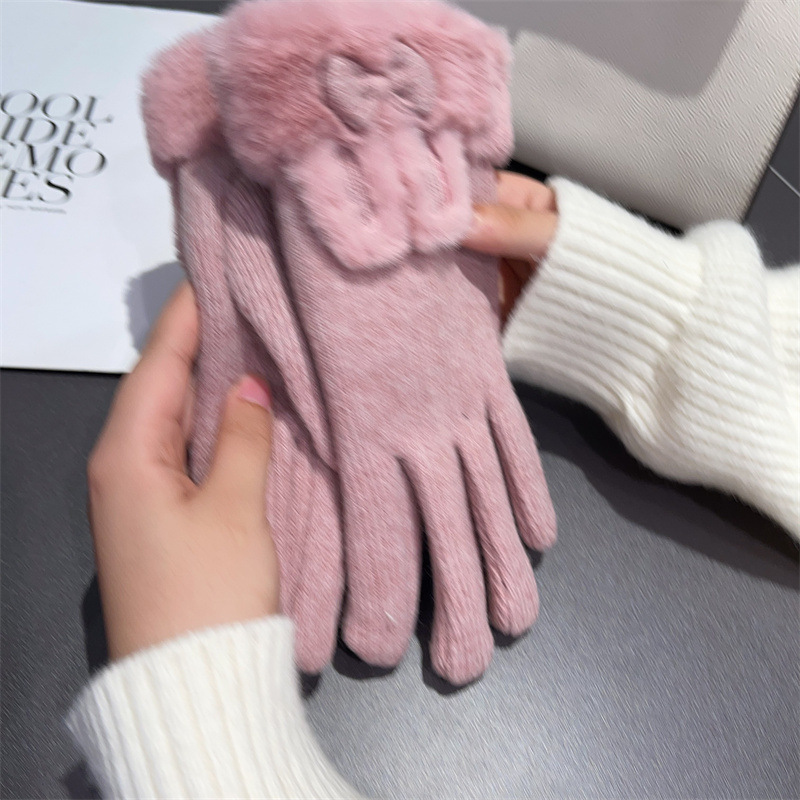 ถุงมือผู้หญิง ผ้าขนสัตว์บุซับใ - Wool Glove Lined บทวิจารณ์และราคา
