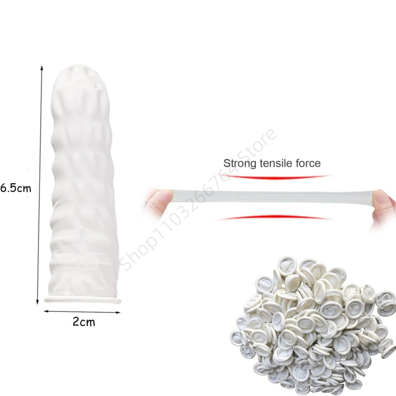 100 ชิ้นทิ้งปลายนิ้วถุงมือป้อง - Latex Disposable Glove บทวิจารณ์และราคา