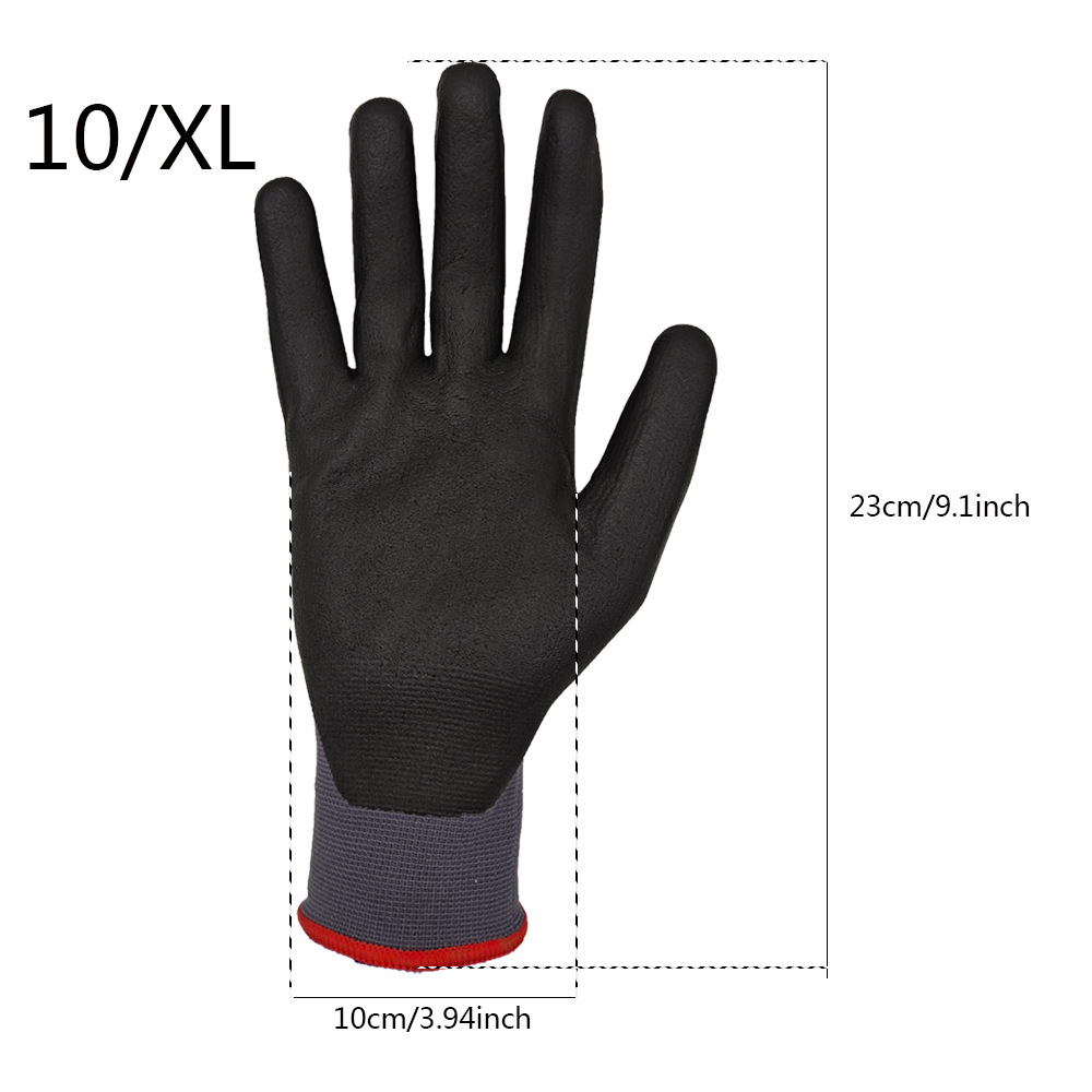 SAFETREE 10 คู่ CE ไนลอนถุงมือ - Nitrile Mechanic Glove บทวิจารณ์และราคา