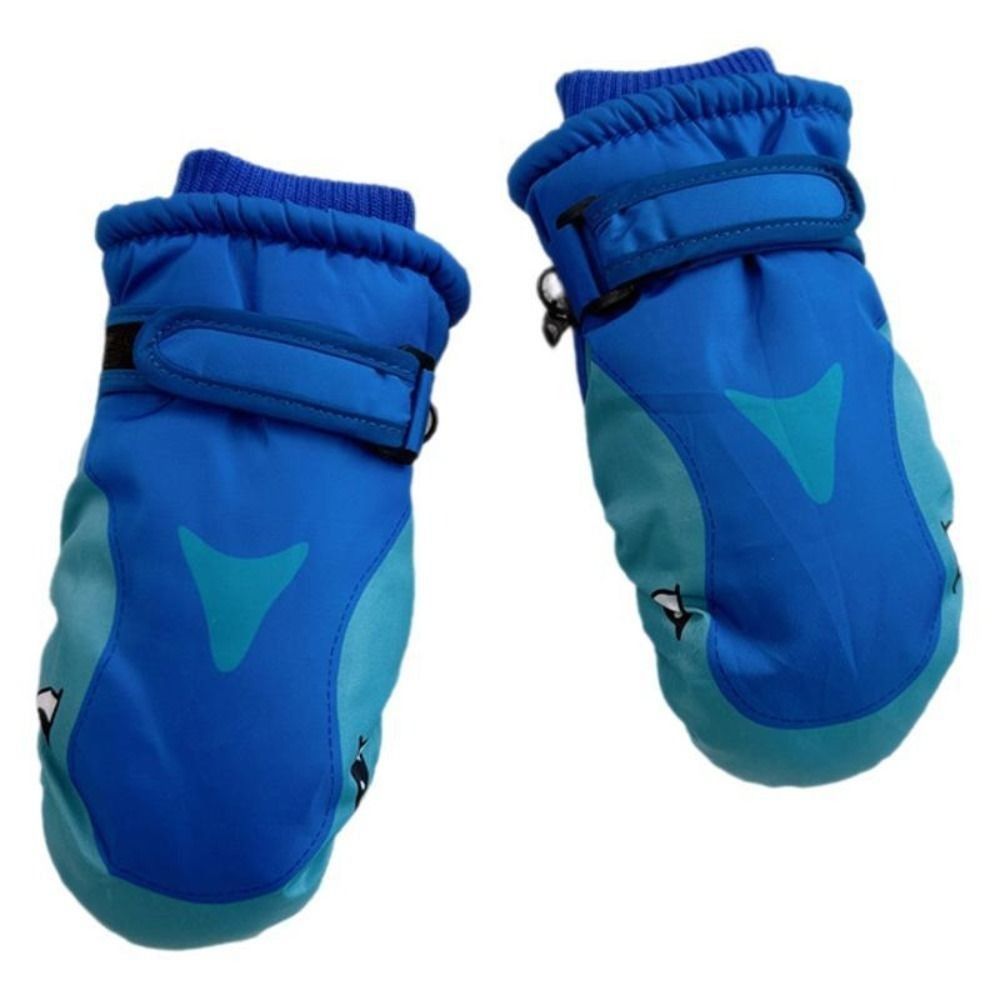 การ์ตูนเด็กถุงมือสกีลายฉลามอบอ - Ski Glove Waterproof บทวิจารณ์และราคา