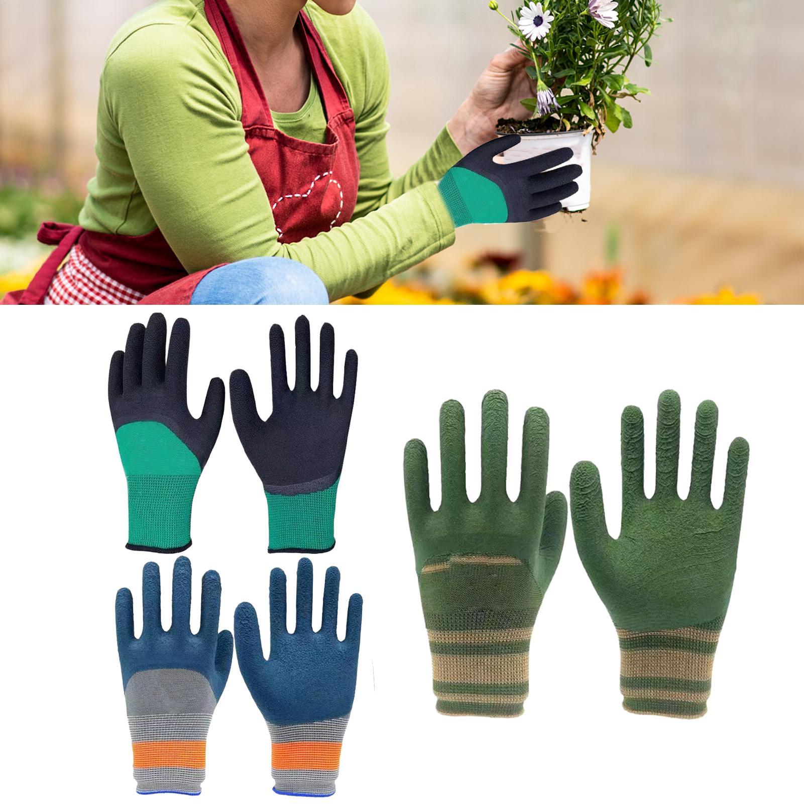 ถุงมือทำสวน ถุงมือยางลาเท็กซ์ก - Gardening Glove Waterproof บทวิจารณ์และราคา