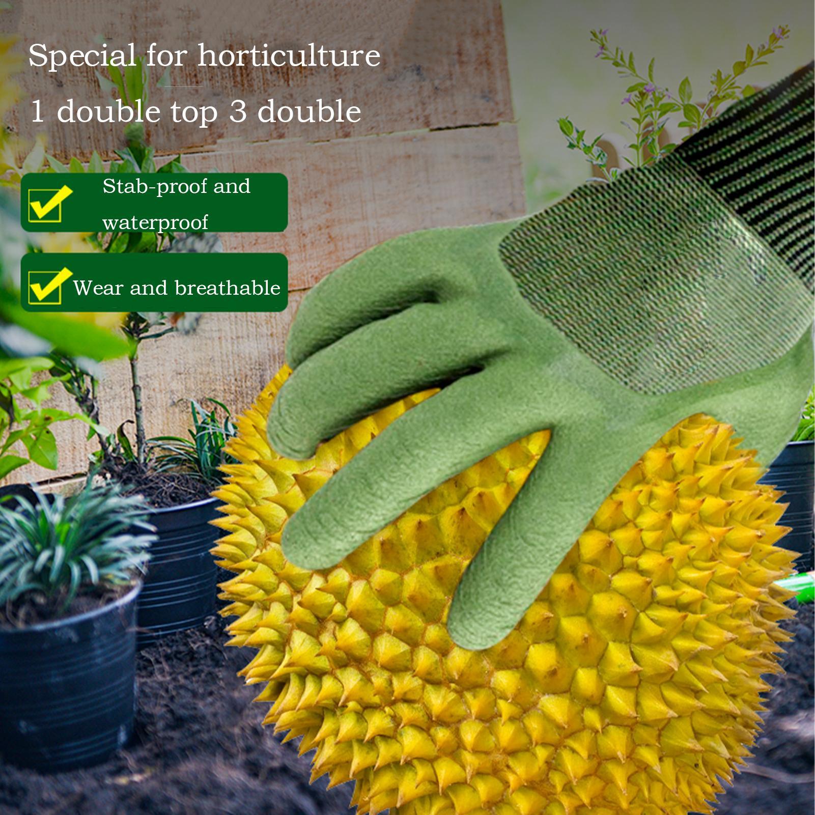 ถุงมือทำสวน ถุงมือยางลาเท็กซ์ก - Gardening Glove Waterproof บทวิจารณ์และราคา