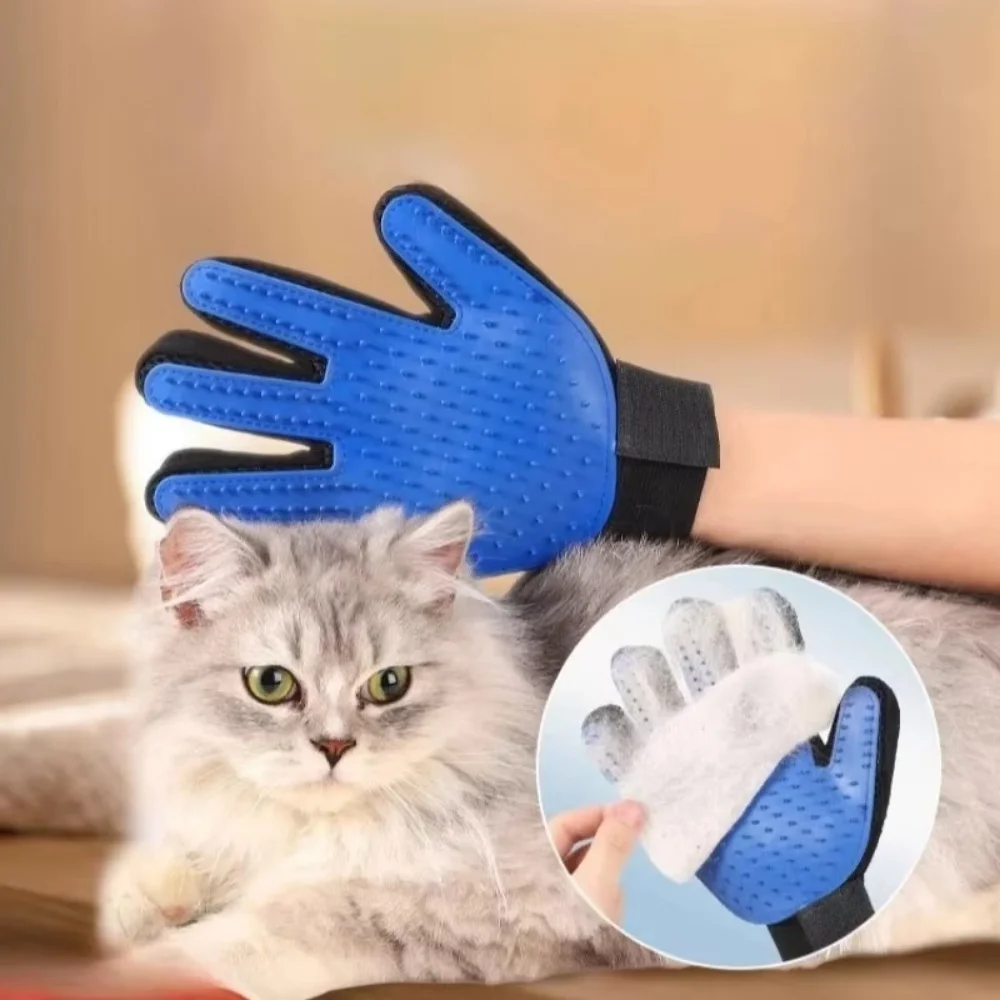 ถุงมือกรูมมิ่งสำหรับสัตว์เลี้ย - Rubber Glove Cleaning บทวิจารณ์และราคา