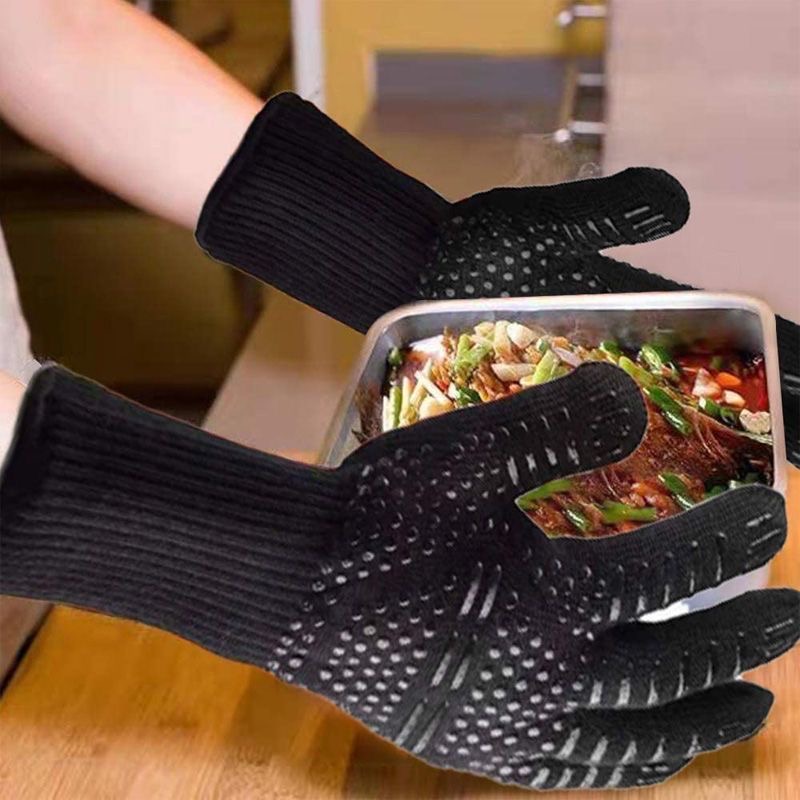 ถุงมือซิลิโคนกันความร้อน BBQ14 - Oven Mitt Silicone บทวิจารณ์และราคา