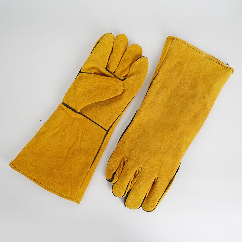 1 คู่ 40 ซม. ถุงมือหนังสำหรับง - Heat Resistant Glove บทวิจารณ์และราคา