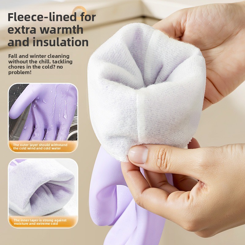 ถุงมือล้างจานกันน้ำสำหรับฤดูหน - Dish Glove Rubber บทวิจารณ์และราคา