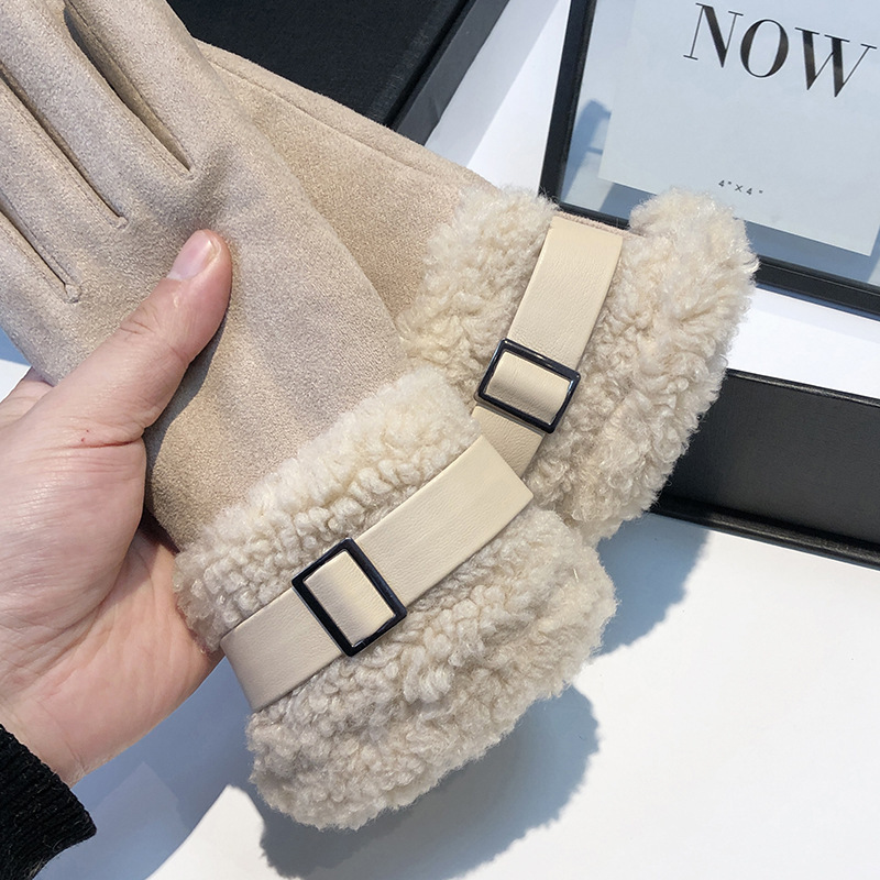 ถุงมือฤดูหนาวของผู้หญิงหนาอบอุ - Wool Glove Lined บทวิจารณ์และราคา