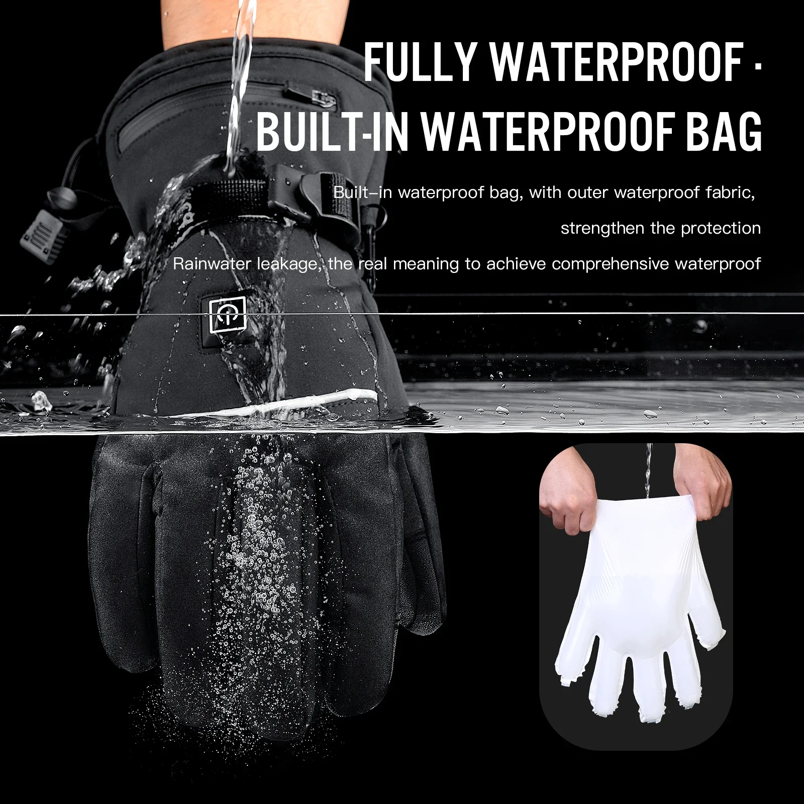 ถุงมืออุ่นไฟฟ้ารถจักรยานยนต์ฤด - Gardening Glove Waterproof บทวิจารณ์และราคา