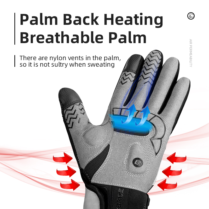 ROCKBROS ถุงมือฤดูหนาวอุ่นถุงม - Heat Resistant Glove บทวิจารณ์และราคา
