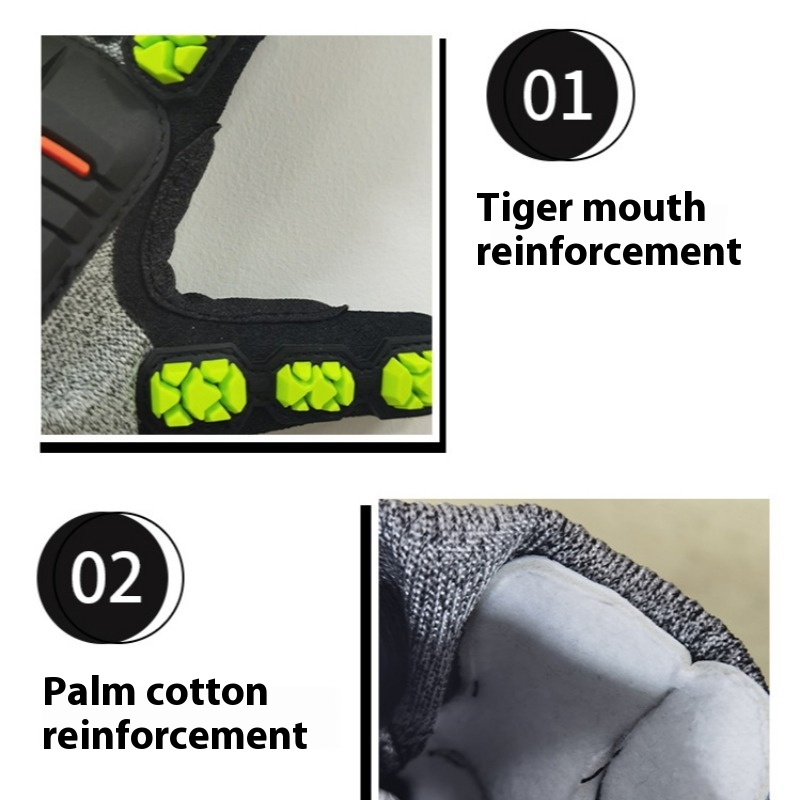 ใหม่ถุงมือป้องกันการกระแทกทางก - Work Glove Impact บทวิจารณ์และราคา
