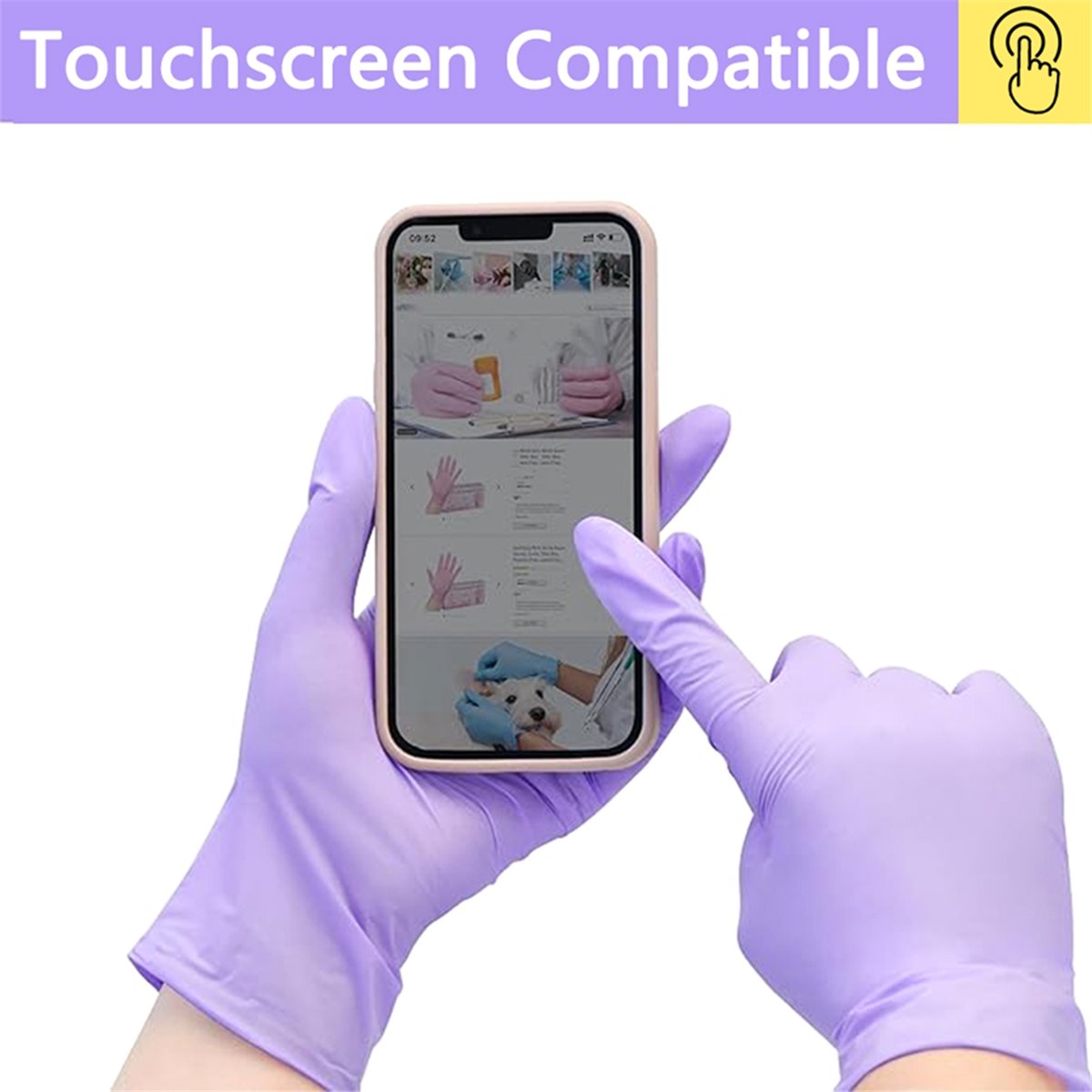 ถุงมือไนไตรล์คุณภาพสูง 100 ชิ้ - Exam Glove Nitrile บทวิจารณ์และราคา