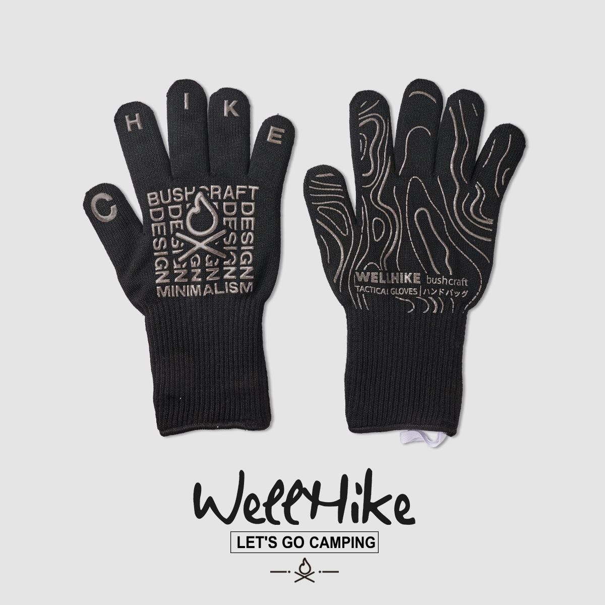 ถุงมือตั้งแคมป์ทนความร้อนและสา - Heat Resistant Glove บทวิจารณ์และราคา