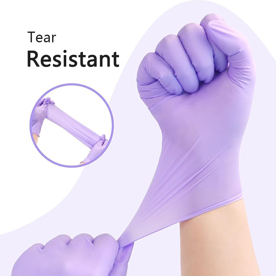 20-300pcs ถุงมือไนไตรล์ทิ้งสีม - Exam Glove Nitrile บทวิจารณ์และราคา