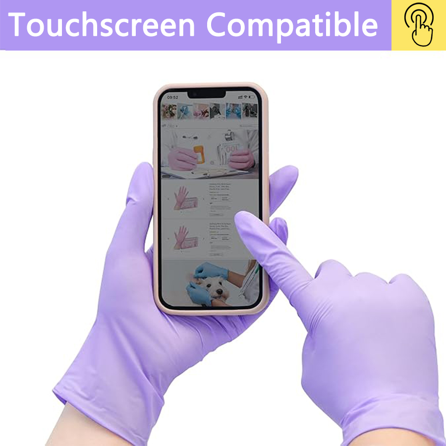 20-300pcs ถุงมือไนไตรล์ทิ้งสีม - Exam Glove Nitrile บทวิจารณ์และราคา