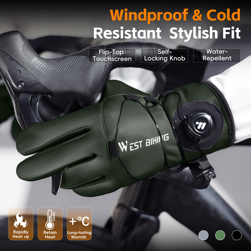 ถุงมือปั่นจักรยานฤดูหนาวแบบแม่ - Winter Glove Insulated บทวิจารณ์และราคา