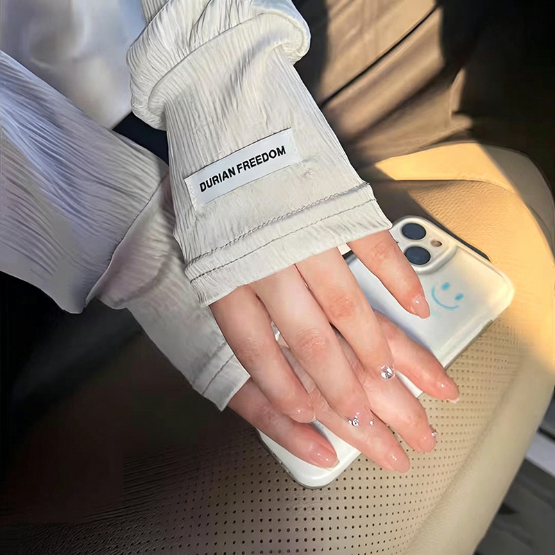 ปลอกแขนกันแดดผ้าไหมน้ำแข็งแบบส - Fingerless Glove Knit บทวิจารณ์และราคา