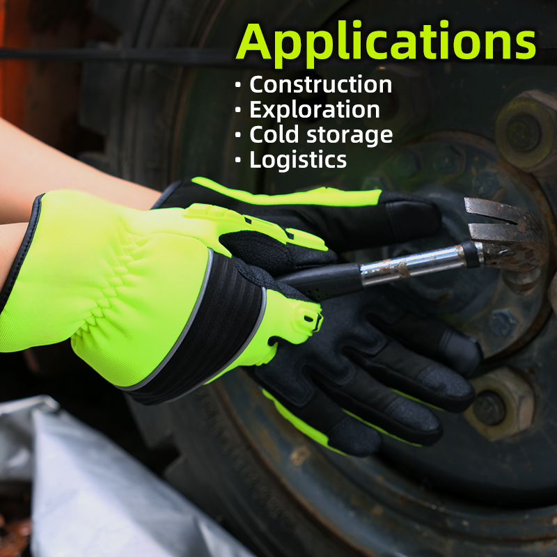 ถุงมือกันกระแทก TPR 5 มม. ทนทา - Work Glove Impact บทวิจารณ์และราคา