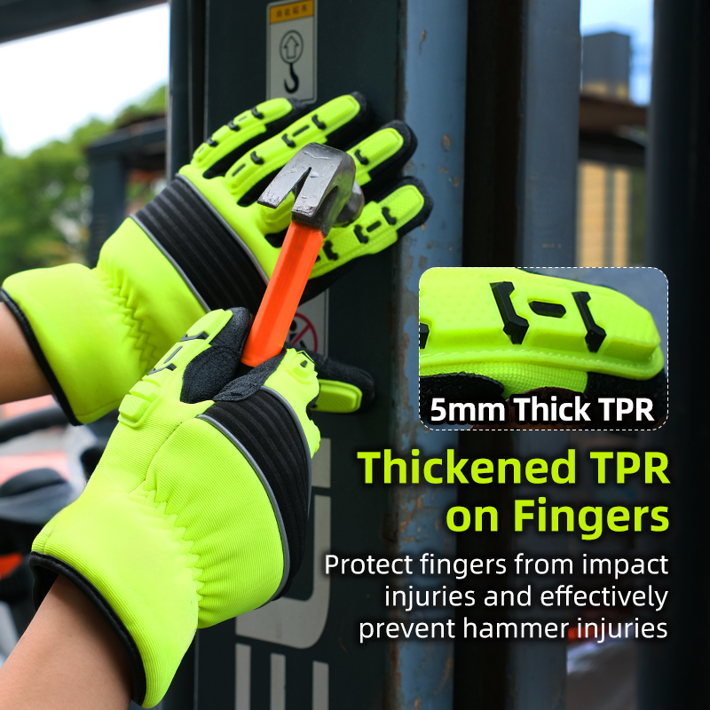 ถุงมือกันกระแทก TPR 5 มม. ทนทา - Work Glove Impact บทวิจารณ์และราคา