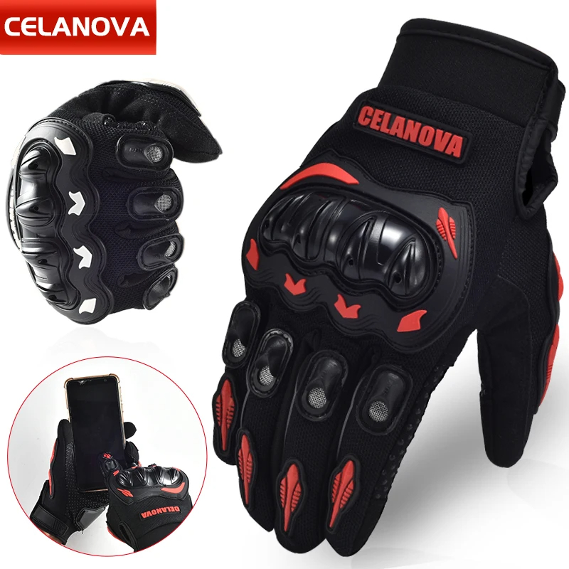 ถุงมือมอเตอร์ไซค์แบบหนาสำหรับผ - Motorcycle Glove Knuckle บทวิจารณ์และราคา