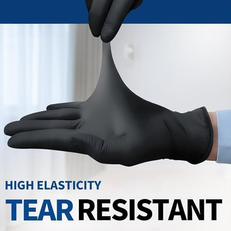 100 ชิ้นถุงมือไนไตรล์แบบใช้แล้ - Exam Glove Nitrile บทวิจารณ์และราคา
