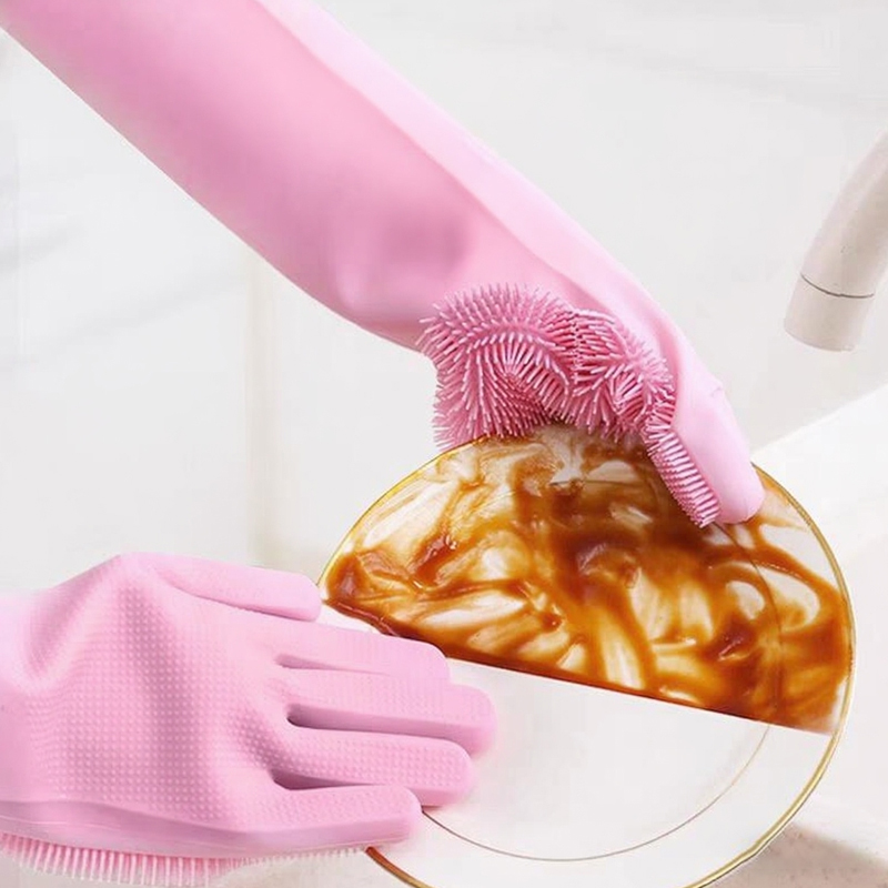 ล้างจานทําความสะอาดถุงมือ Magi - Dish Glove Rubber บทวิจารณ์และราคา