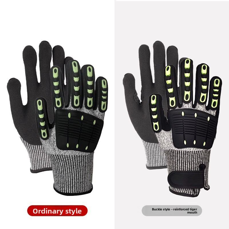 ถุงมือกันบาดระดับ 5 ถุงมือทำงา - Work Glove Impact บทวิจารณ์และราคา