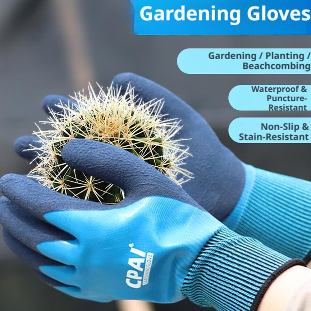 ถุงมือทำสวนกันน้ำกันแทง ป้องกั - Gardening Glove Waterproof บทวิจารณ์และราคา