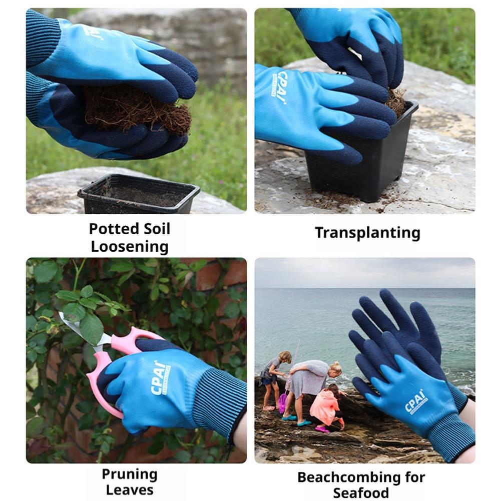 ถุงมือทำสวนกันน้ำกันแทง ป้องกั - Gardening Glove Waterproof บทวิจารณ์และราคา