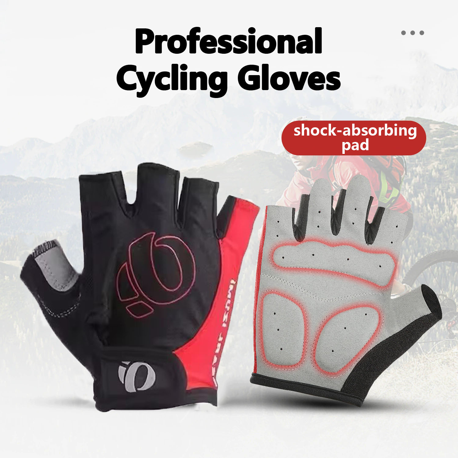 ถุงมือปั่นจักรยานกลางแจ้งแบบคร - Cycling Glove Padded บทวิจารณ์และราคา