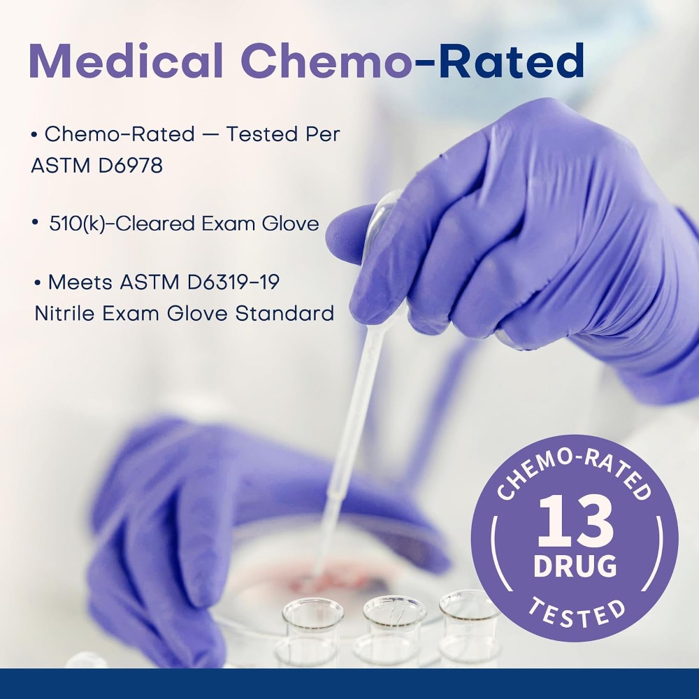 ถุงมือไนไตรล์ทางการแพทย์แบบใช้ - Exam Glove Nitrile บทวิจารณ์และราคา