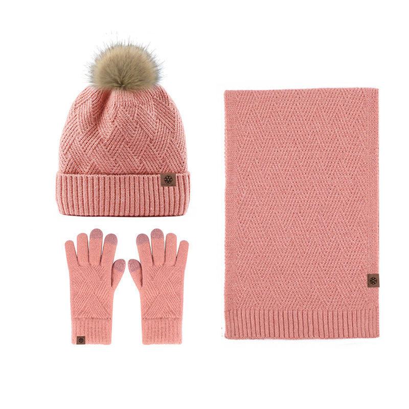 ชุดหมวกไหมพรม ผ้าพันคอ และถุงม - Wool Glove Lined บทวิจารณ์และราคา